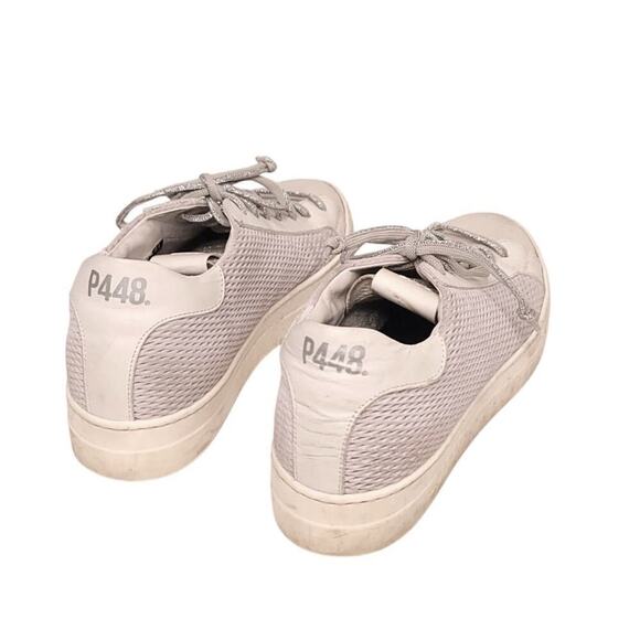 P448 Thea Low Top Sneakers in Stardust Silver Multi size US 10.5-11 - Picture 6 of 7